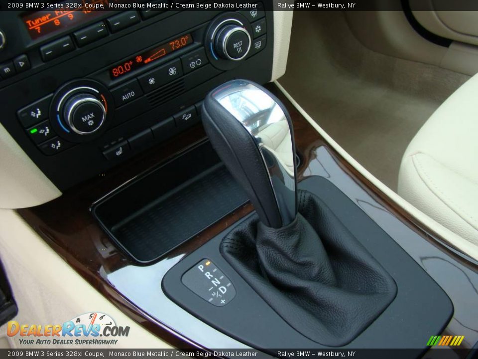 2009 BMW 3 Series 328xi Coupe Monaco Blue Metallic / Cream Beige Dakota Leather Photo #13
