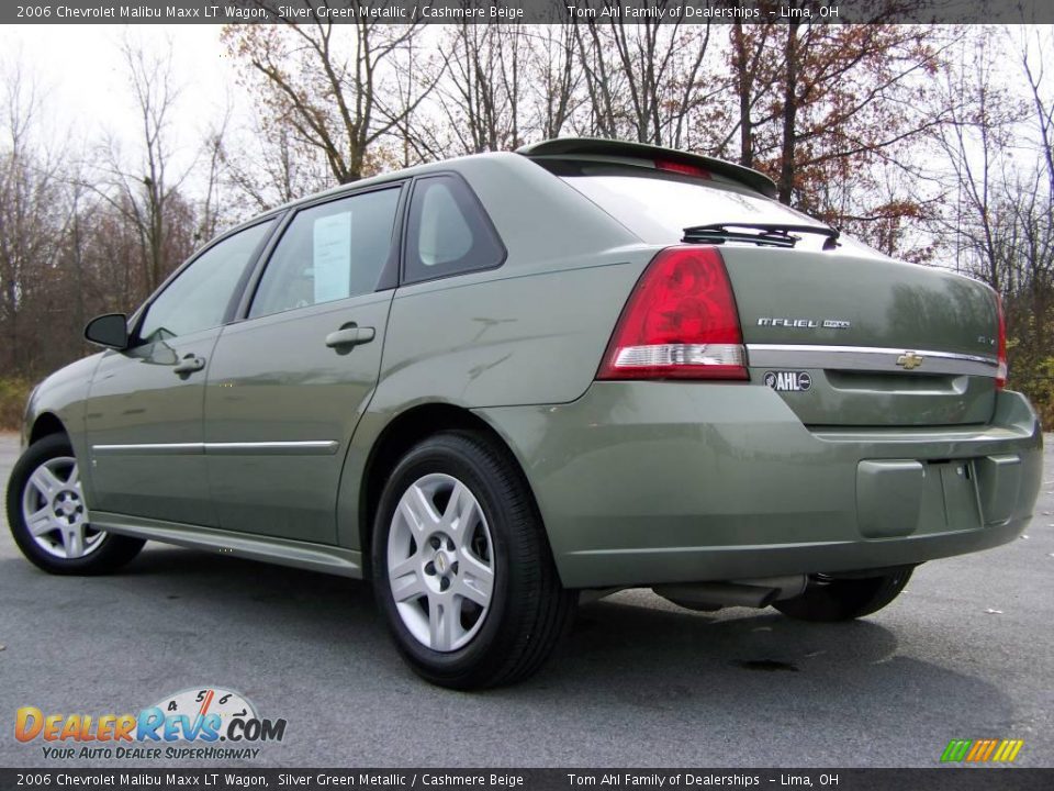 2006 Chevrolet Malibu Maxx LT Wagon Silver Green Metallic / Cashmere Beige Photo #4