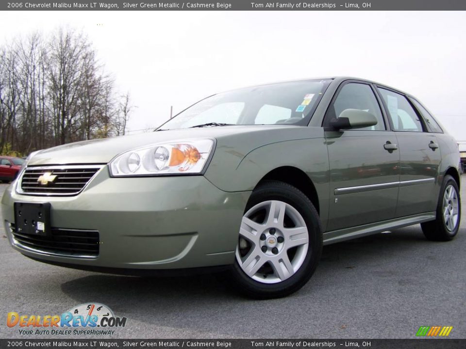 2006 Chevrolet Malibu Maxx LT Wagon Silver Green Metallic / Cashmere Beige Photo #5