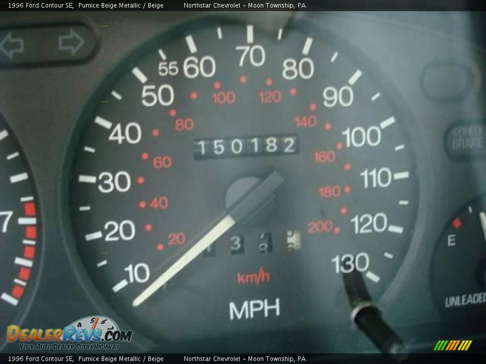 1996 Ford Contour SE Pumice Beige Metallic / Beige Photo #15