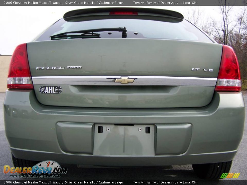 2006 Chevrolet Malibu Maxx LT Wagon Silver Green Metallic / Cashmere Beige Photo #6