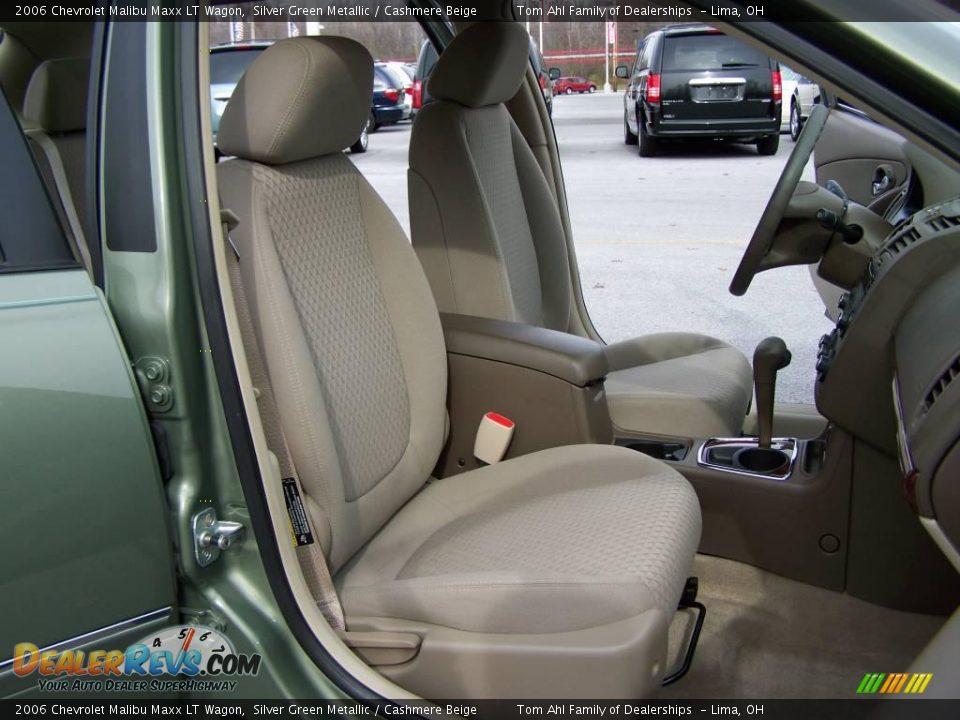 2006 Chevrolet Malibu Maxx LT Wagon Silver Green Metallic / Cashmere Beige Photo #13