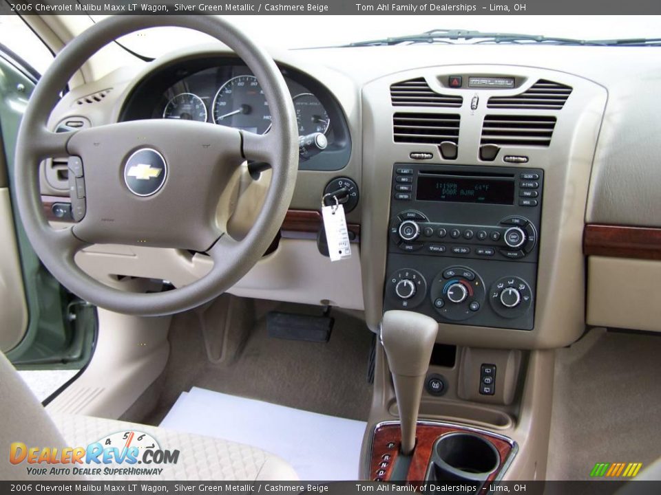 2006 Chevrolet Malibu Maxx LT Wagon Silver Green Metallic / Cashmere Beige Photo #15