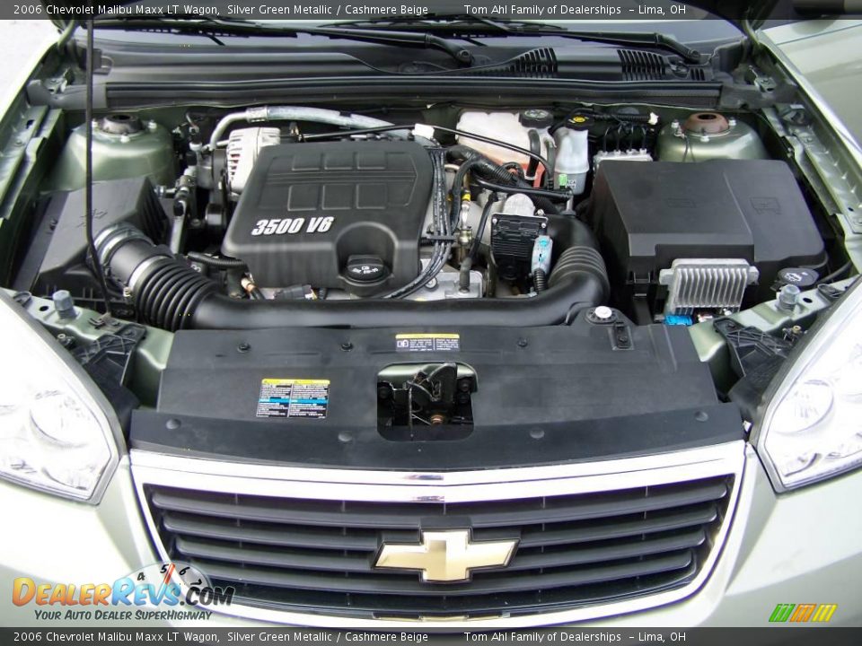2006 Chevrolet Malibu Maxx LT Wagon Silver Green Metallic / Cashmere Beige Photo #16