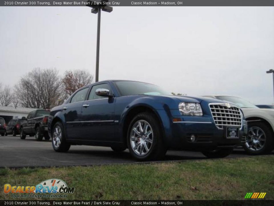 2010 Chrysler 300 Touring Deep Water Blue Pearl / Dark Slate Gray Photo #3