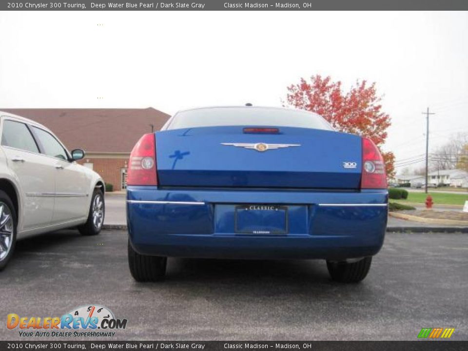 2010 Chrysler 300 Touring Deep Water Blue Pearl / Dark Slate Gray Photo #4