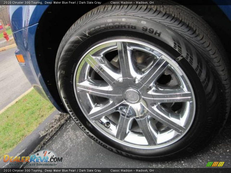 2010 Chrysler 300 Touring Deep Water Blue Pearl / Dark Slate Gray Photo #6