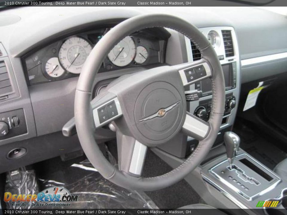 2010 Chrysler 300 Touring Deep Water Blue Pearl / Dark Slate Gray Photo #12