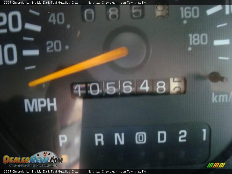 1995 Chevrolet Lumina LS Dark Teal Metallic / Gray Photo #15