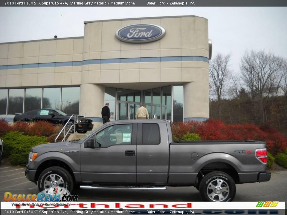 2010 Ford F150 STX SuperCab 4x4 Sterling Grey Metallic / Medium Stone Photo #1