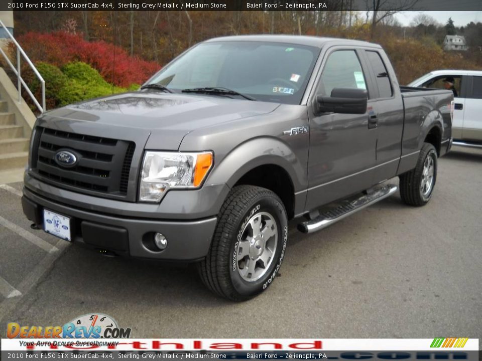 2010 Ford F150 STX SuperCab 4x4 Sterling Grey Metallic / Medium Stone Photo #2
