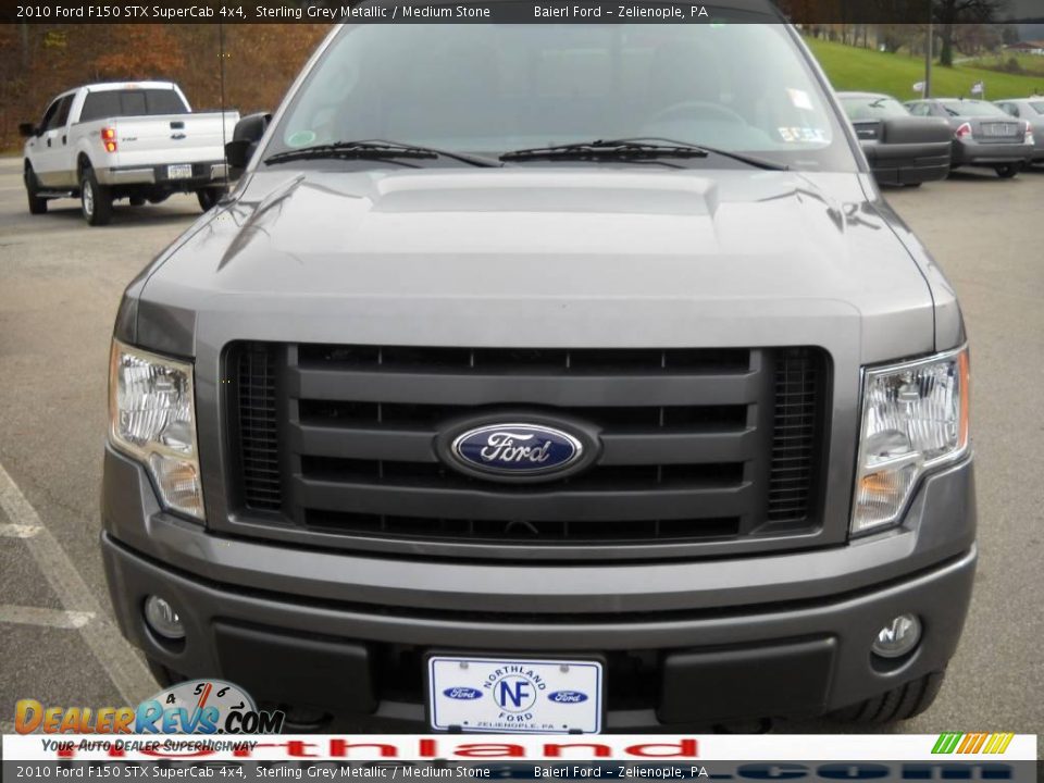 2010 Ford F150 STX SuperCab 4x4 Sterling Grey Metallic / Medium Stone Photo #3