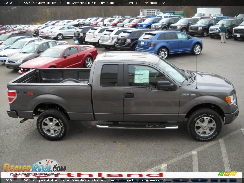 2010 Ford F150 STX SuperCab 4x4 Sterling Grey Metallic / Medium Stone Photo #5
