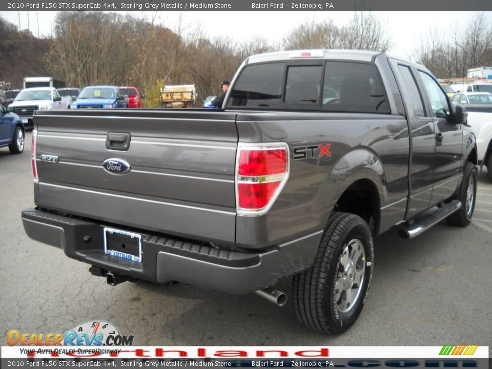 2010 Ford F150 STX SuperCab 4x4 Sterling Grey Metallic / Medium Stone Photo #6