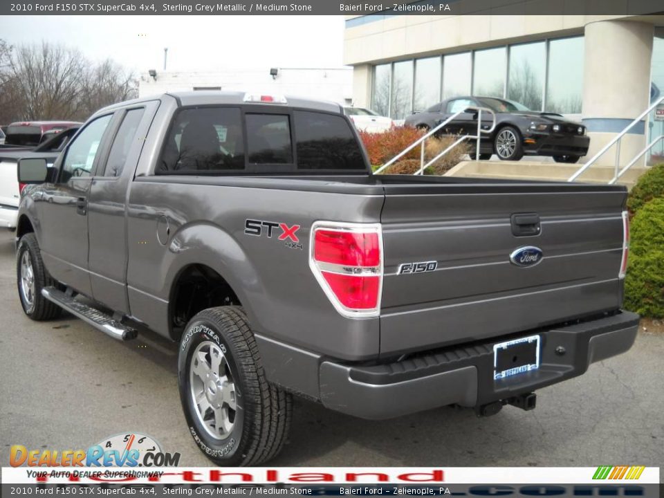 2010 Ford F150 STX SuperCab 4x4 Sterling Grey Metallic / Medium Stone Photo #8