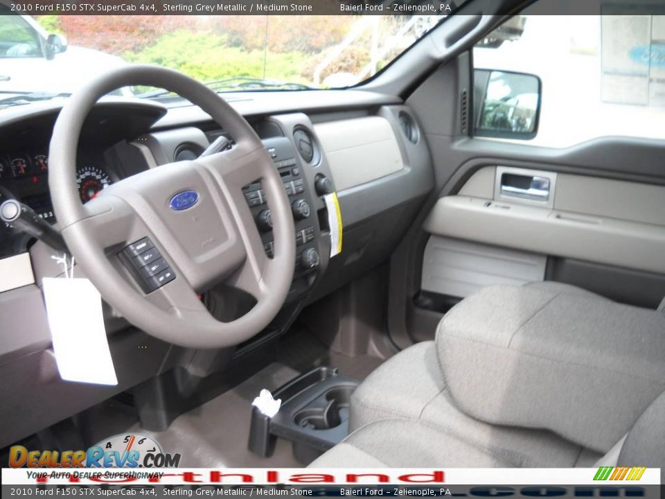 2010 Ford F150 STX SuperCab 4x4 Sterling Grey Metallic / Medium Stone Photo #10