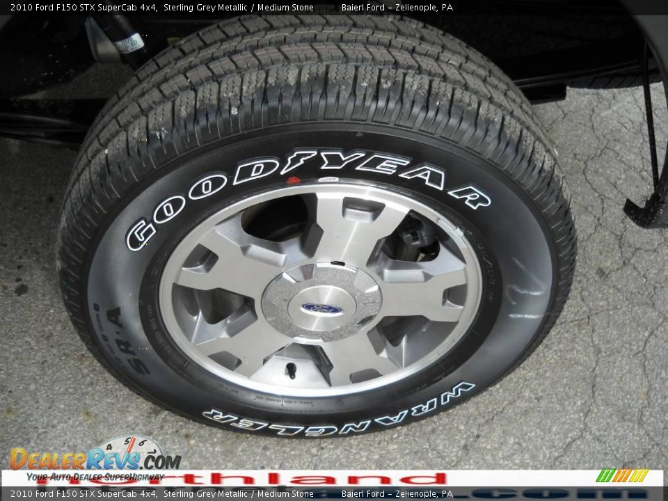 2010 Ford F150 STX SuperCab 4x4 Sterling Grey Metallic / Medium Stone Photo #16