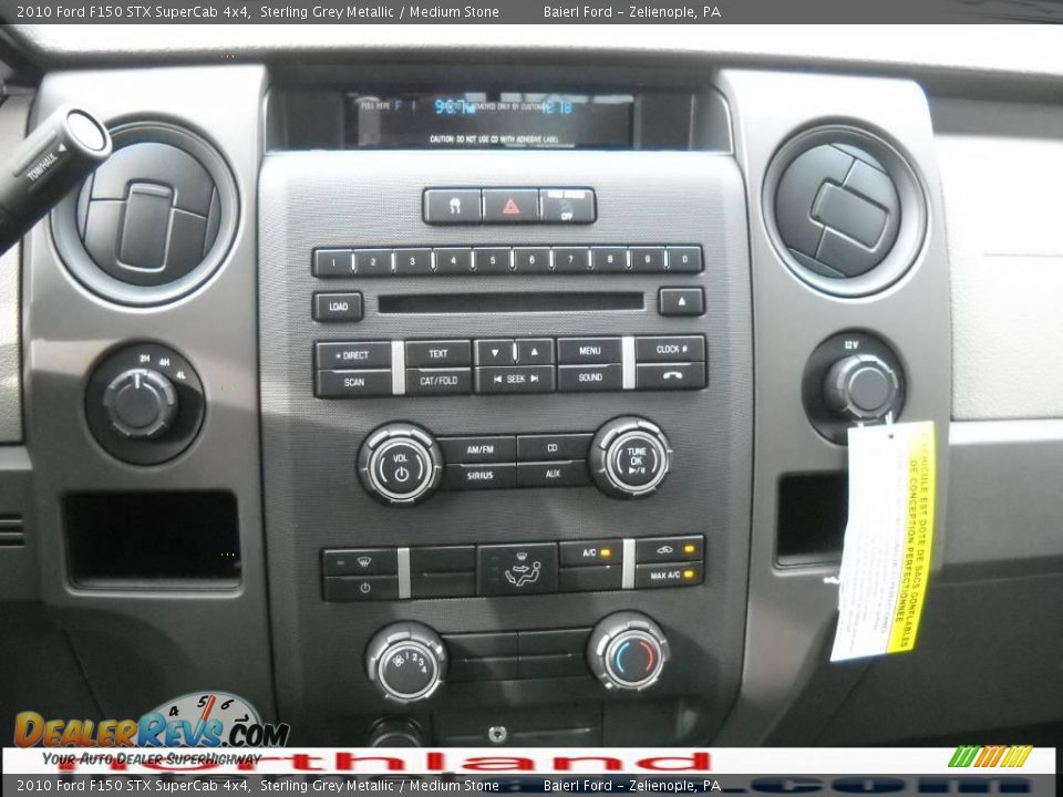 2010 Ford F150 STX SuperCab 4x4 Sterling Grey Metallic / Medium Stone Photo #17
