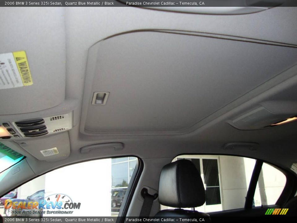 2006 BMW 3 Series 325i Sedan Quartz Blue Metallic / Black Photo #8