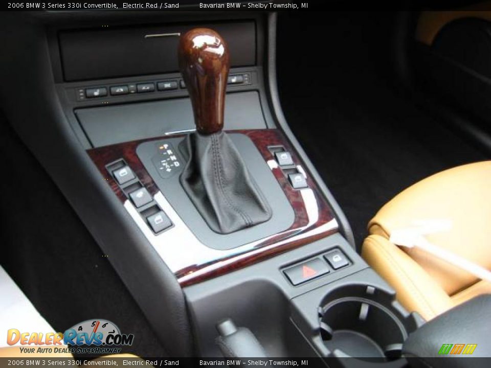2006 BMW 3 Series 330i Convertible Electric Red / Sand Photo #22