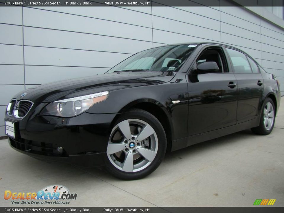 2006 BMW 5 Series 525xi Sedan Jet Black / Black Photo #1