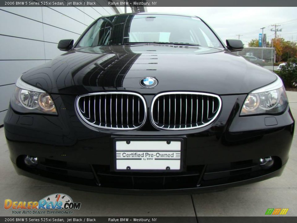 2006 BMW 5 Series 525xi Sedan Jet Black / Black Photo #2