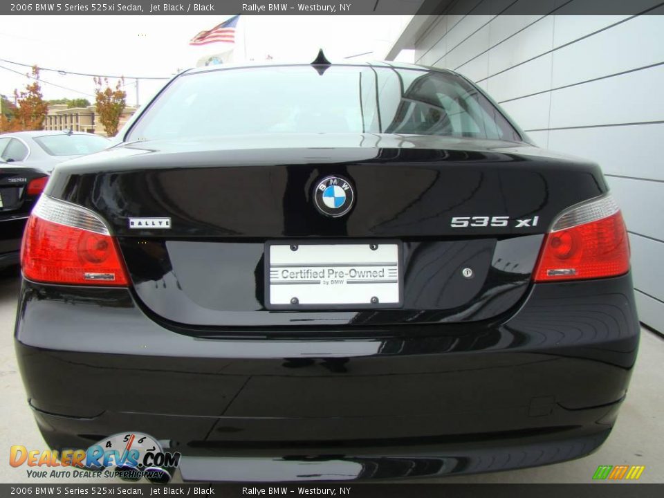 2006 BMW 5 Series 525xi Sedan Jet Black / Black Photo #4