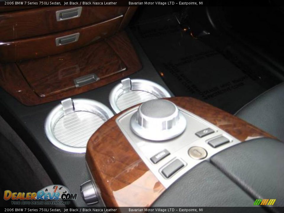 2006 BMW 7 Series 750Li Sedan Jet Black / Black Nasca Leather Photo #19