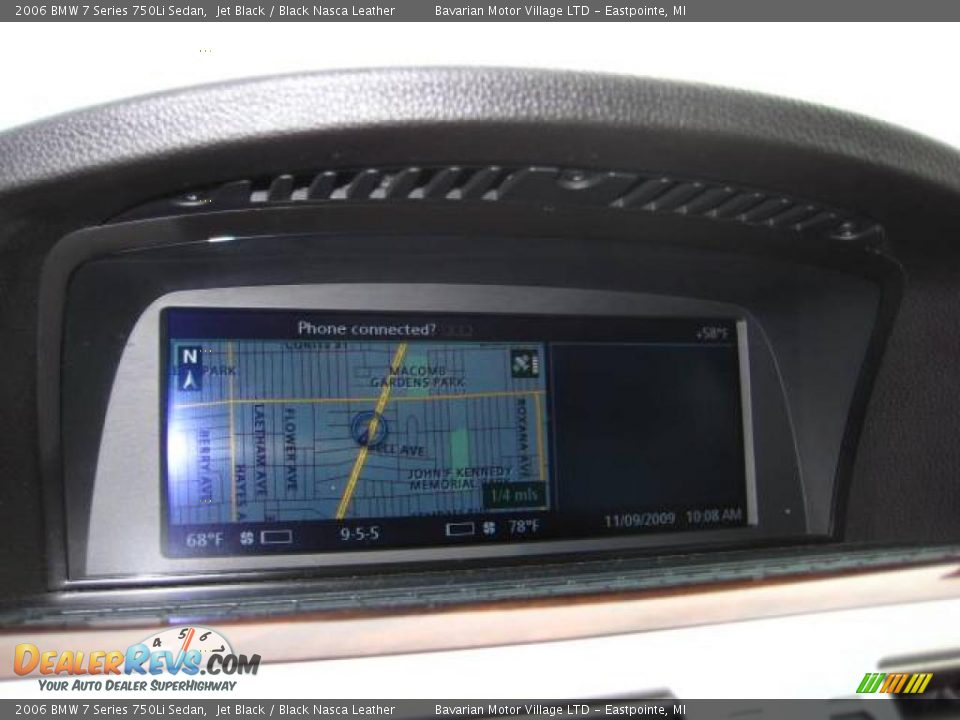 2006 BMW 7 Series 750Li Sedan Jet Black / Black Nasca Leather Photo #20