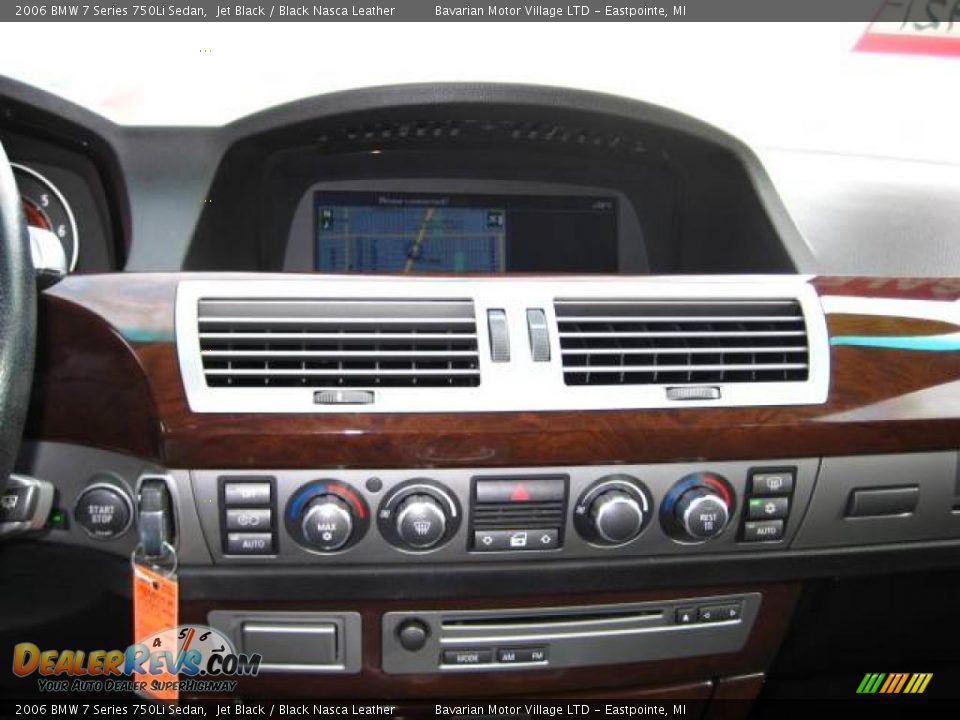2006 BMW 7 Series 750Li Sedan Jet Black / Black Nasca Leather Photo #21