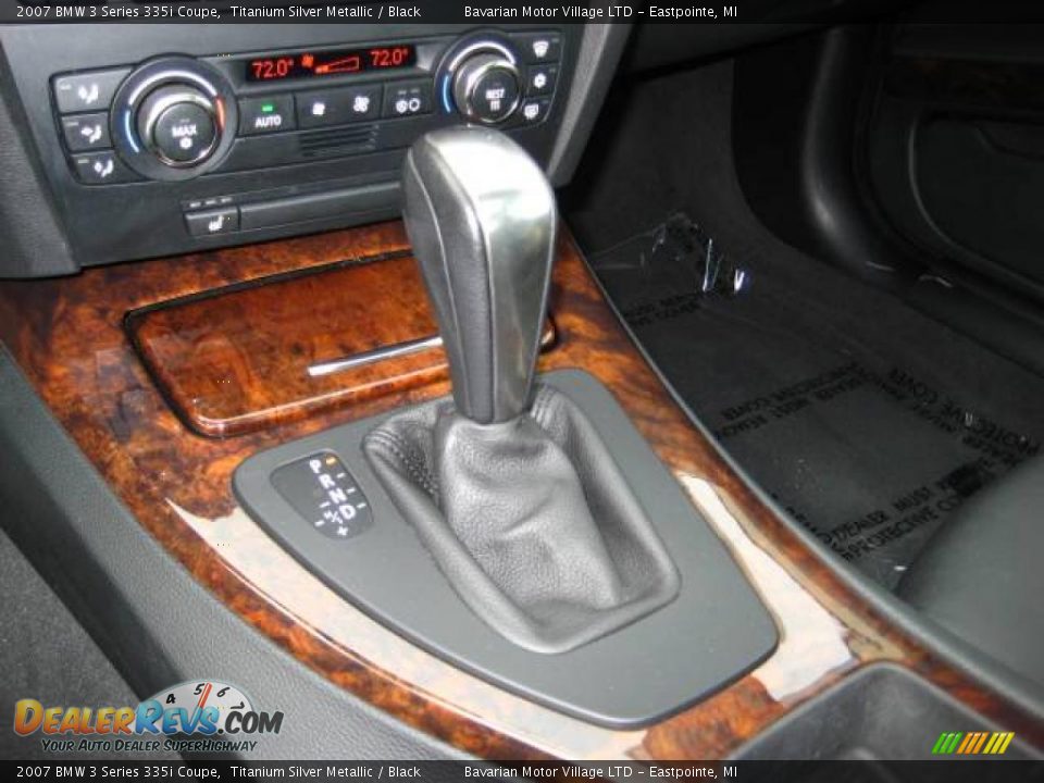 2007 BMW 3 Series 335i Coupe Titanium Silver Metallic / Black Photo #15