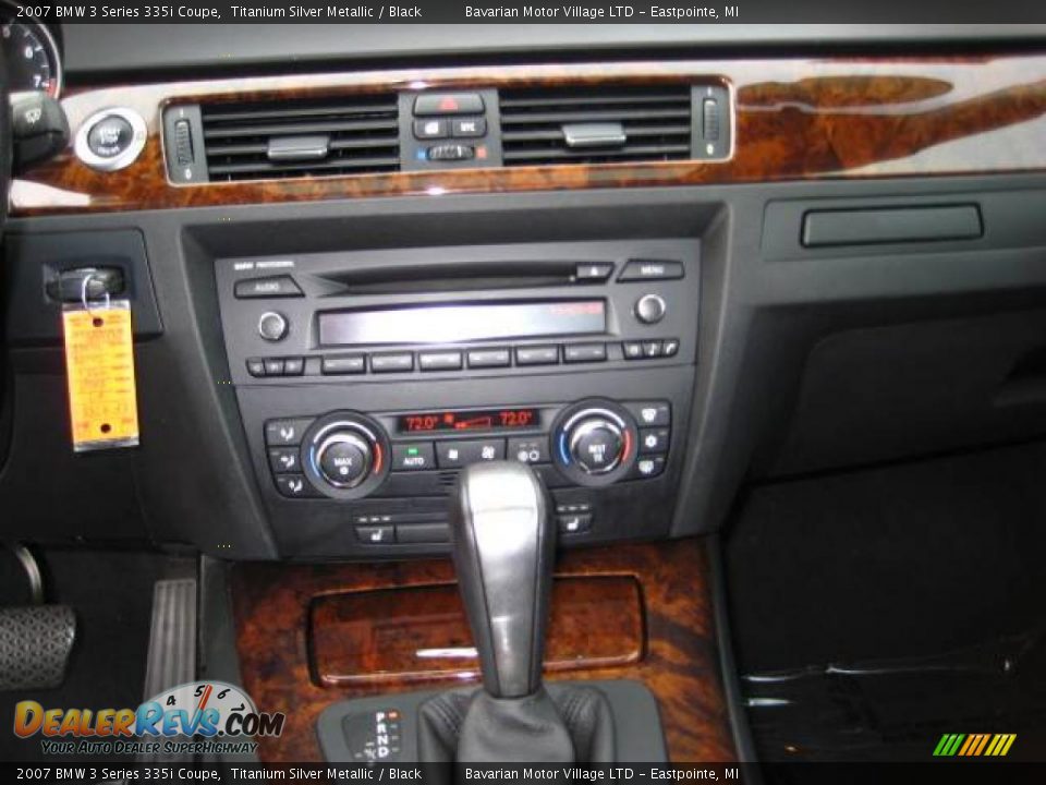 2007 BMW 3 Series 335i Coupe Titanium Silver Metallic / Black Photo #17
