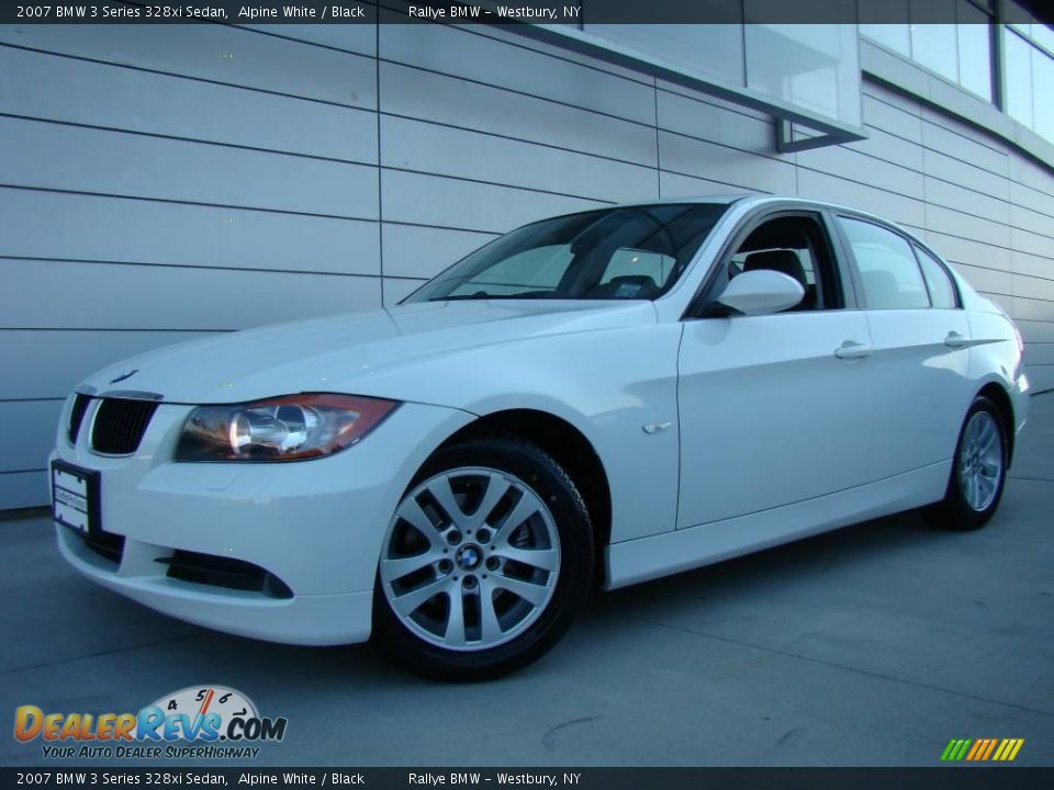 2007 BMW 3 Series 328xi Sedan Alpine White / Black Photo #1