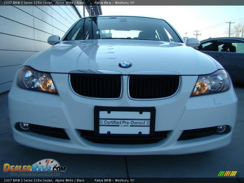 2007 BMW 3 Series 328xi Sedan Alpine White / Black Photo #2