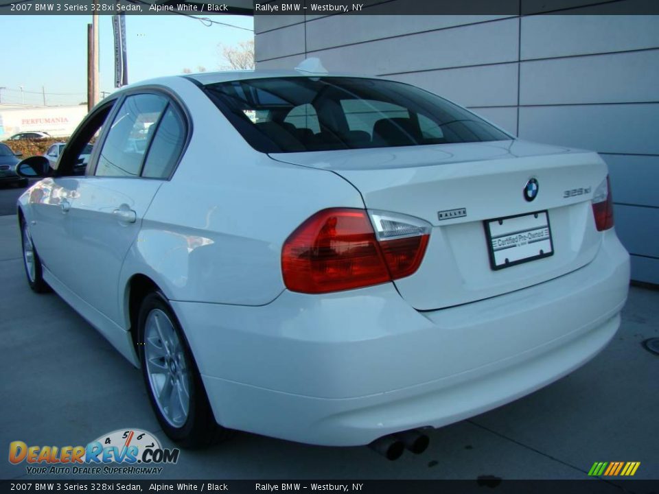 2007 BMW 3 Series 328xi Sedan Alpine White / Black Photo #3