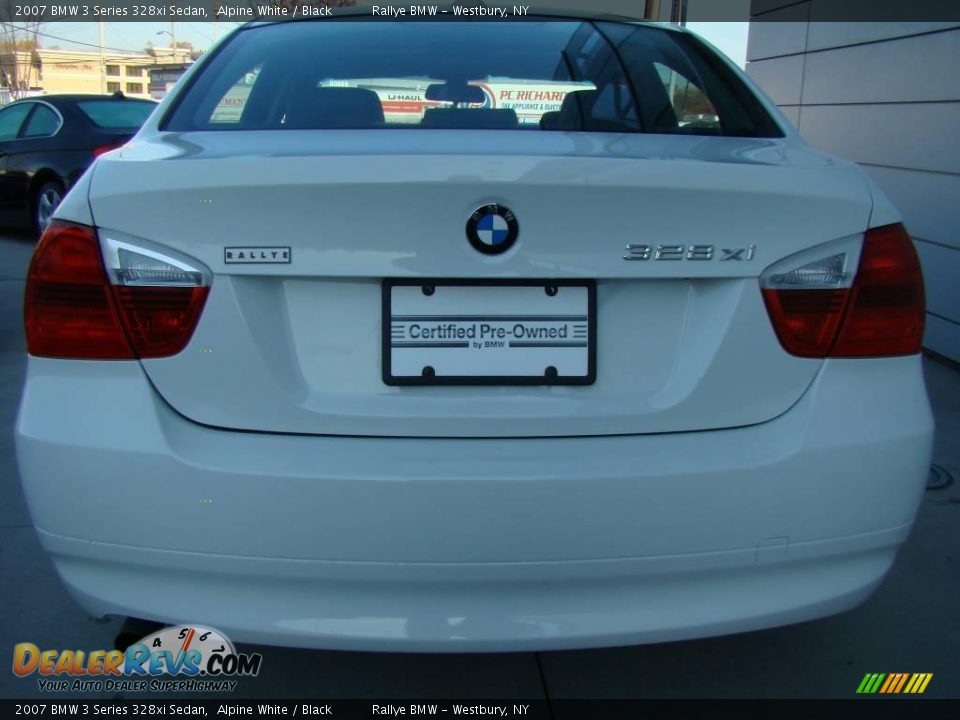 2007 BMW 3 Series 328xi Sedan Alpine White / Black Photo #4