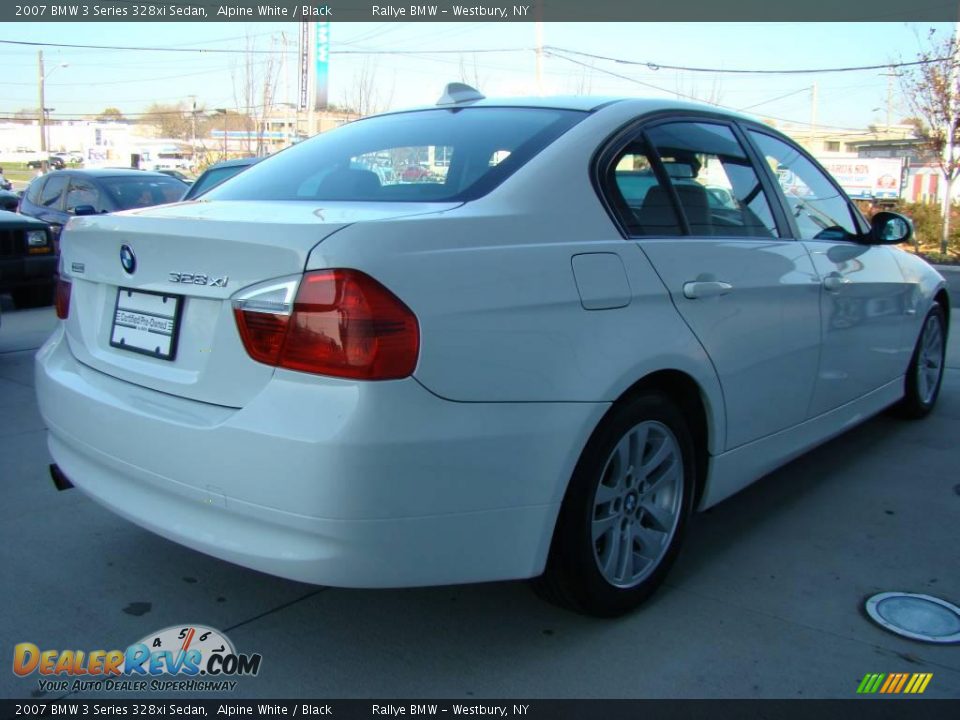 2007 BMW 3 Series 328xi Sedan Alpine White / Black Photo #5
