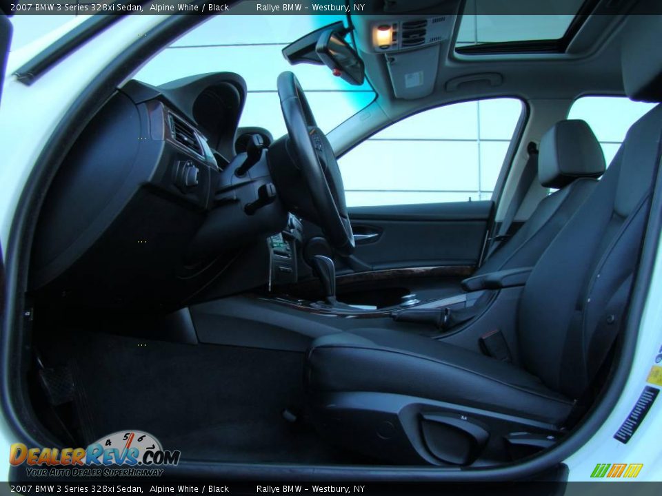 2007 BMW 3 Series 328xi Sedan Alpine White / Black Photo #9