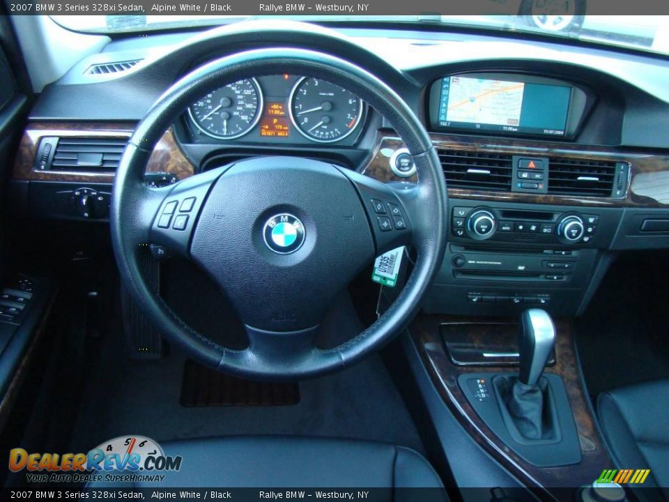 2007 BMW 3 Series 328xi Sedan Alpine White / Black Photo #11