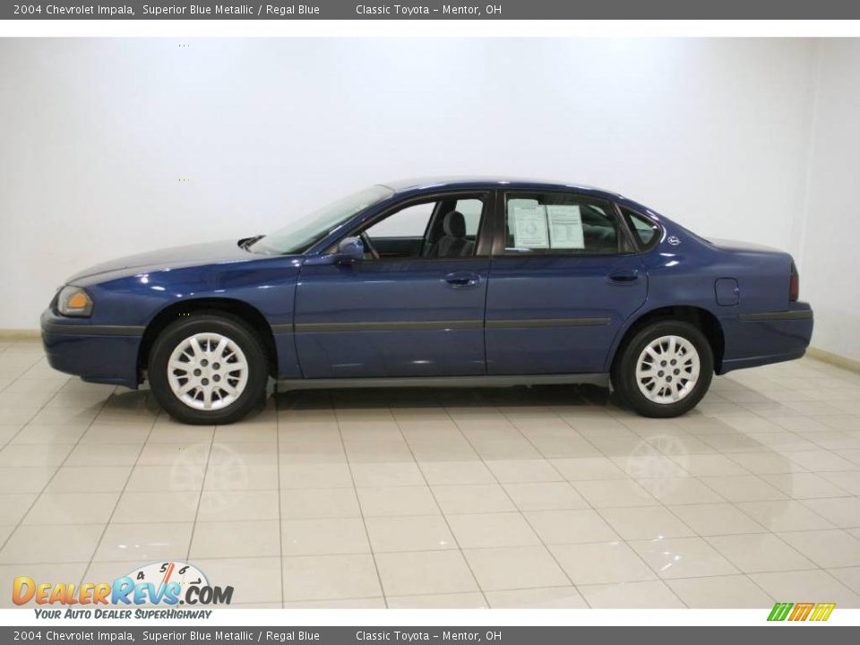 2004 Chevrolet Impala Superior Blue Metallic / Regal Blue Photo #4