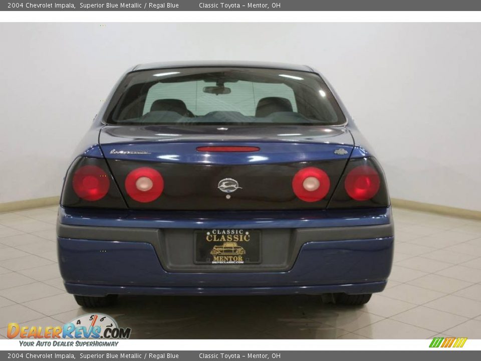 2004 Chevrolet Impala Superior Blue Metallic / Regal Blue Photo #6