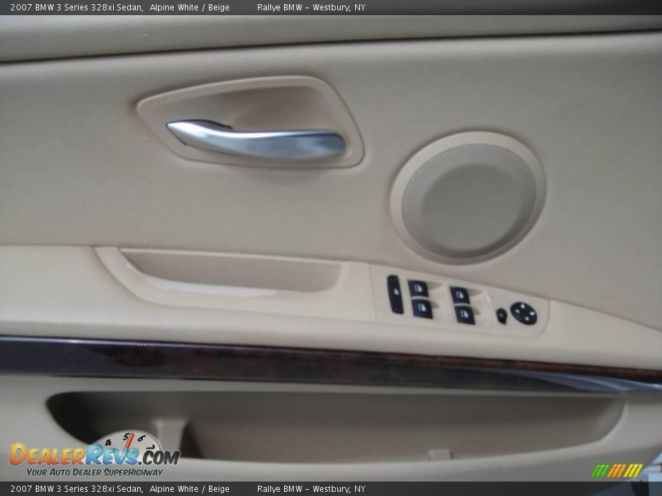 2007 BMW 3 Series 328xi Sedan Alpine White / Beige Photo #8