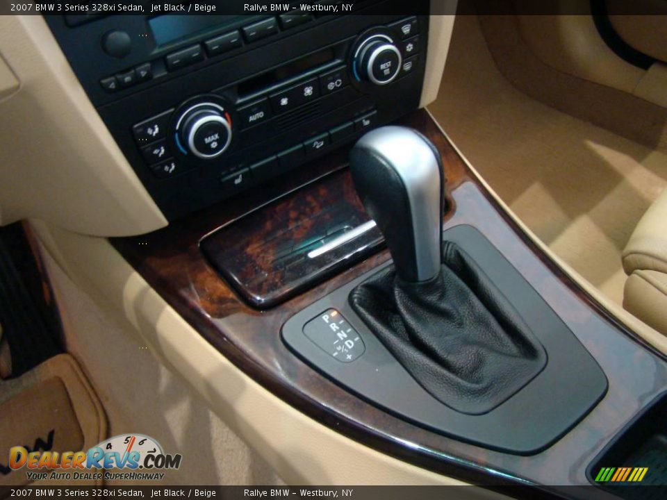 2007 BMW 3 Series 328xi Sedan Jet Black / Beige Photo #14