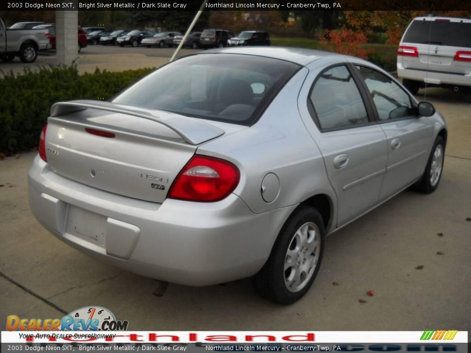 2003 Dodge Neon SXT Bright Silver Metallic / Dark Slate Gray Photo #2
