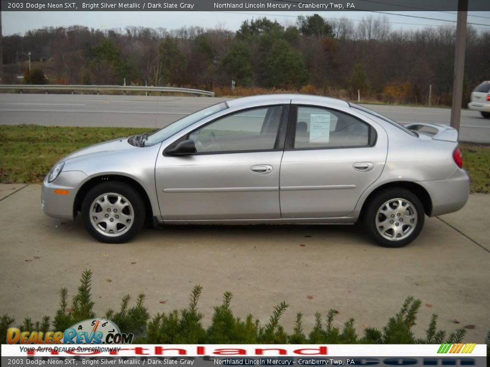 2003 Dodge Neon SXT Bright Silver Metallic / Dark Slate Gray Photo #5