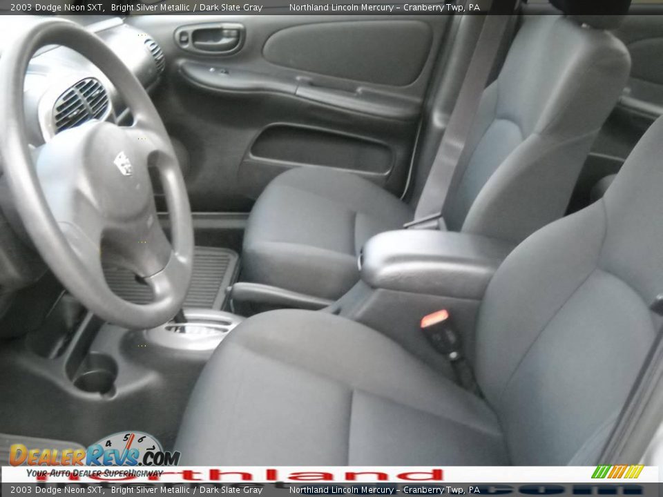 2003 Dodge Neon SXT Bright Silver Metallic / Dark Slate Gray Photo #8