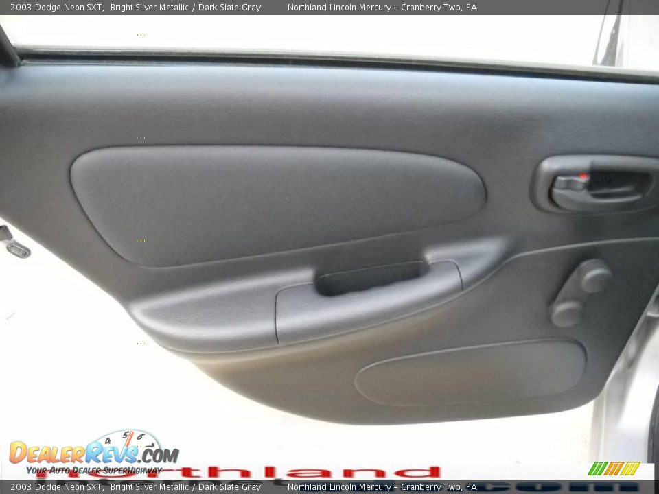 2003 Dodge Neon SXT Bright Silver Metallic / Dark Slate Gray Photo #10