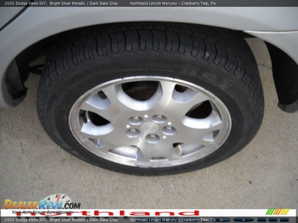 2003 Dodge Neon SXT Bright Silver Metallic / Dark Slate Gray Photo #13