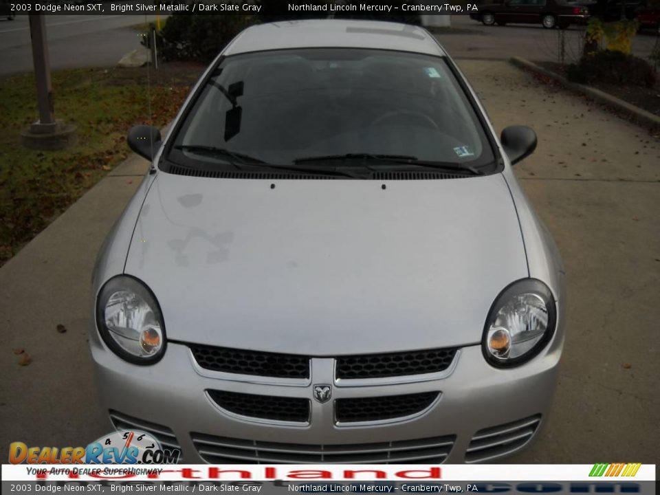 2003 Dodge Neon SXT Bright Silver Metallic / Dark Slate Gray Photo #15