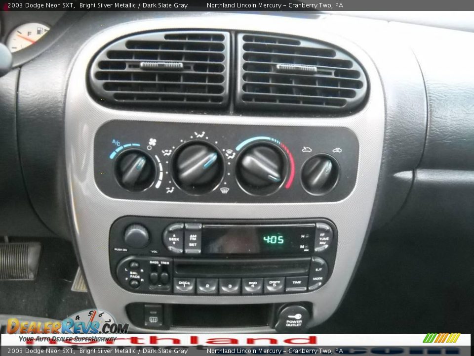 2003 Dodge Neon SXT Bright Silver Metallic / Dark Slate Gray Photo #17